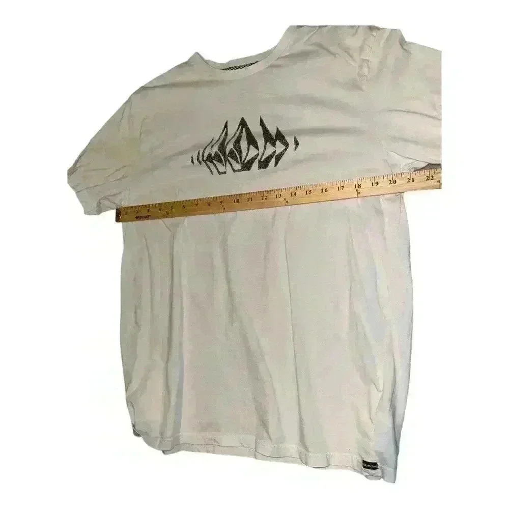 Volcom White Stone Sounds T-Shirt, Mens Large - Picture 6 of 7